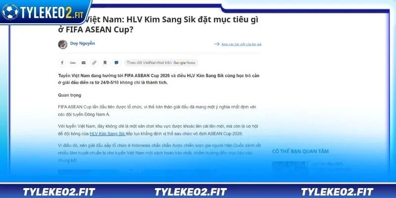 Các bước tham gia chuyên mục Đội tuyển Quốc gia rất dễ dàng