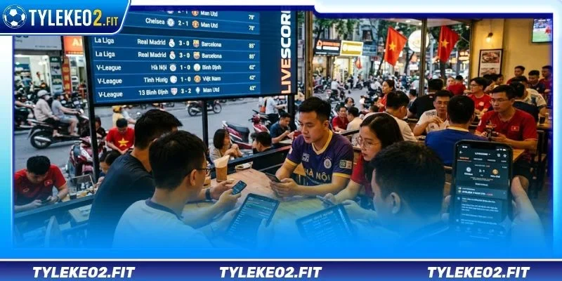 Livescore tại Tỷ Lệ Kèo cập nhật liên tục tỷ số theo thời gian thực