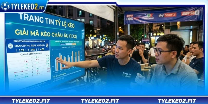 Tỷ lệ thưởng với kèo 1X2 cực hấp dẫn tại Tỷ Lệ Kèo